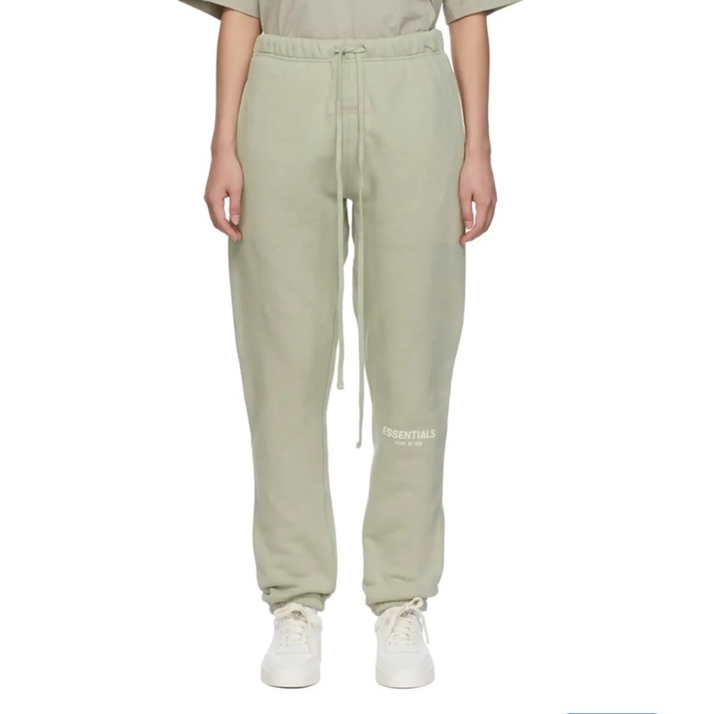 Fear of God Essentials Light Green Jogger Sweatpants